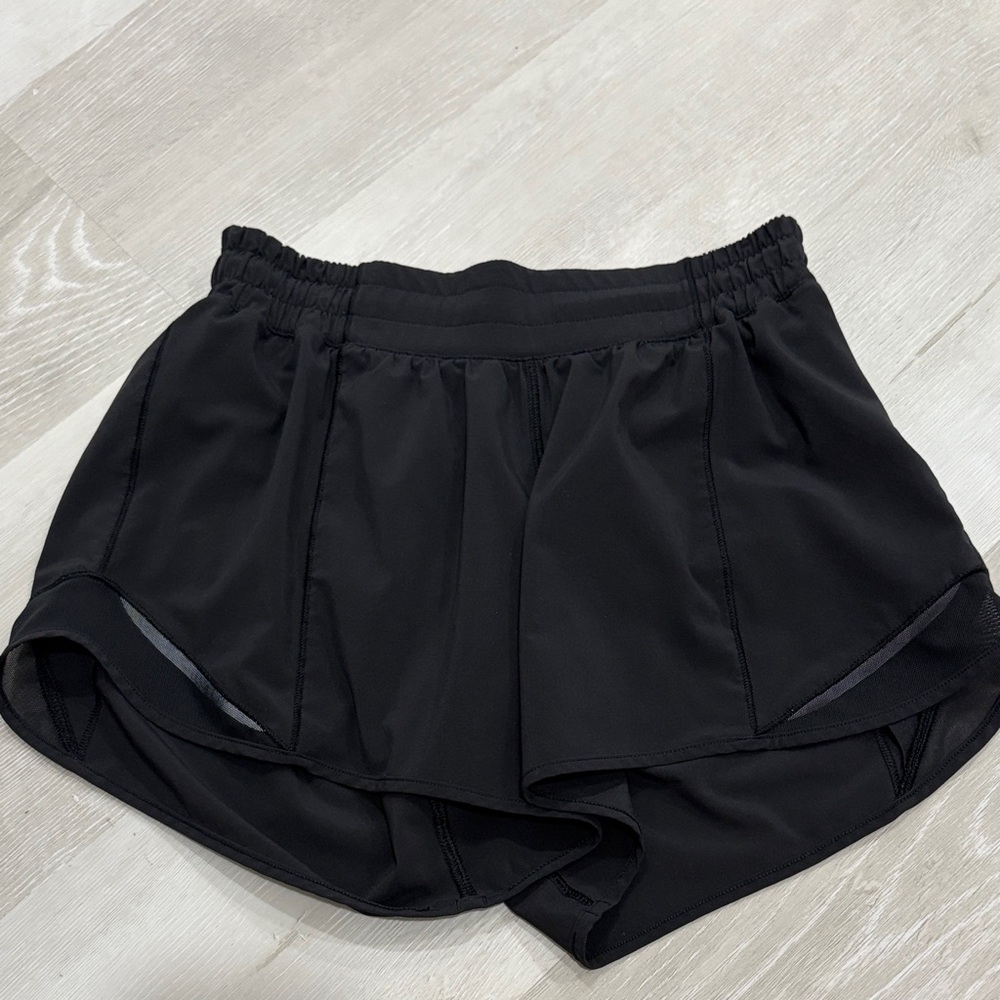 Lululemon Black Hotty Hot Shorts